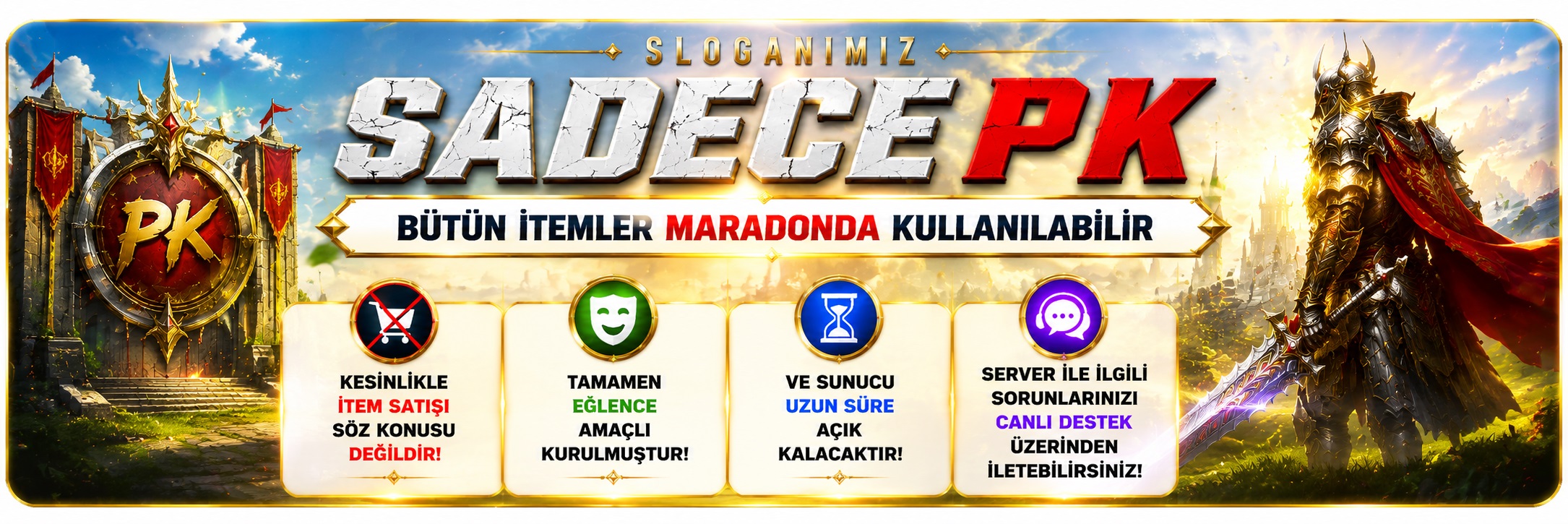 SADECEPK PvP server banner