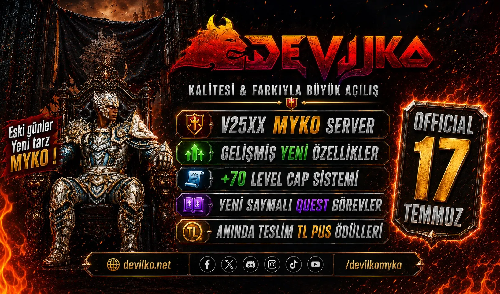 DEVİLKO PvP server banner