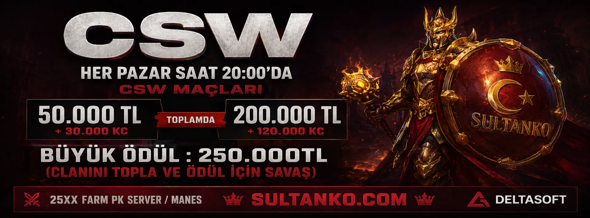 SULTANKO PvP server banner