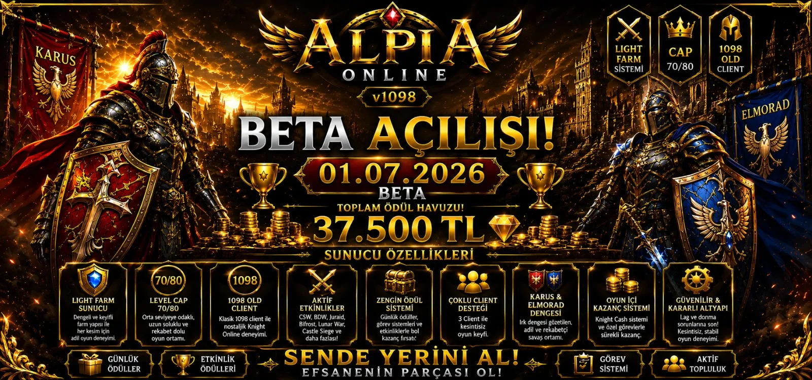 ALPIA ONLINE PvP server banner